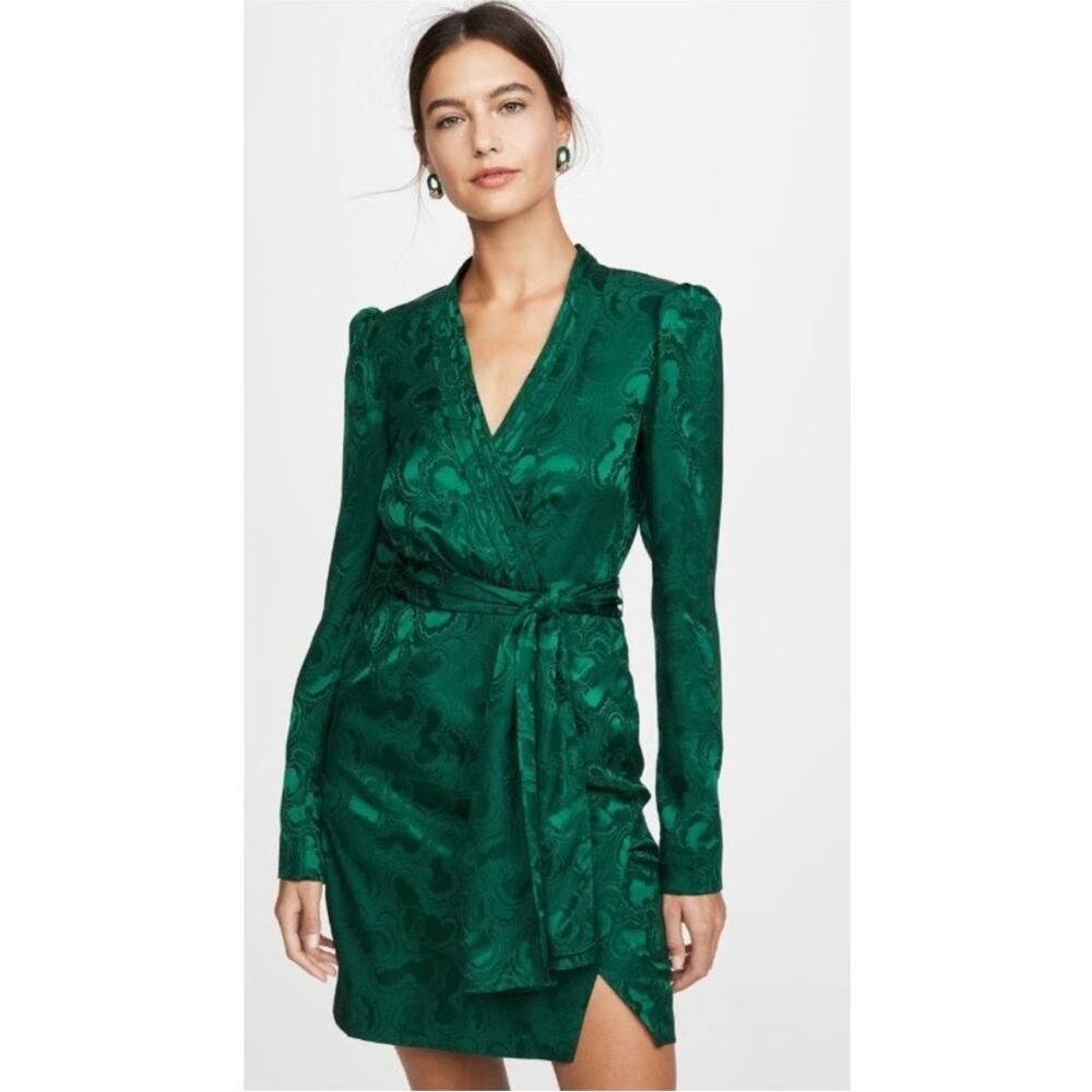 SALONI Green Mini Dress